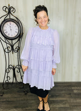 Georgia Lavender Ruffle Tunic