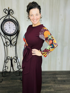 Autumn With a Bow Dress