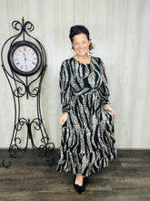 Rhonda Smocking Waist Dress- Animal Print