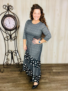 Plaid & Polkadot Dreams Dress