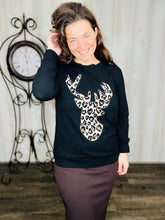 Deer Print & Leopard Top