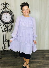 Georgia Lavender Ruffle Tunic