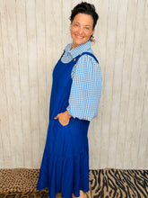 Baby Blue Gingham Collared Shirt