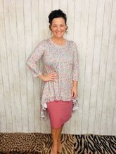 High-Low Tunic -Spring Animal Print