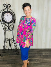 Marissa Pink Paisley Tunic
