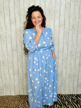 Kayla Blue Dot Dress