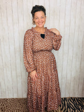 Julia Frilled Bambi Print Dress