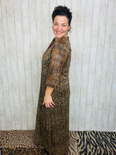 Leopard & Plaid Sequin Dress