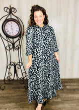 Style & Comfort Dress- Black Leopard