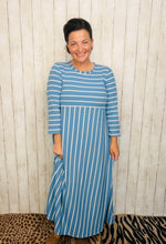 Everyday Style Dress- Denim Blue