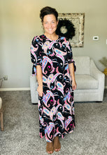 Regina Black & Paisley Dress