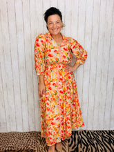Peach Sophistication Zipper Dress