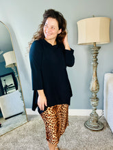 Miss Amy Thicker Fabric Pencil Skirt- (Regular & Plus) Classic Leopard Print