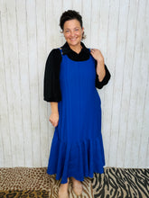 Royal Blue Textured Jumper