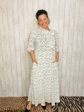 Power On The Day Dress-Ivory Polkadot