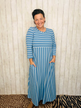 Everyday Style Dress- Denim Blue