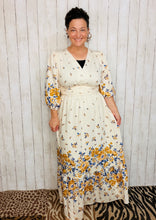 Day In the Park Cream Button Front Dress