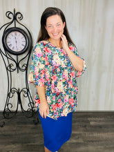 Rosey & Flowy Top