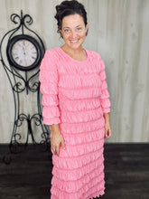 Classy & Ruffles Light Pink Dress