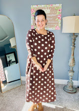 Hannah Brown Dot Dress