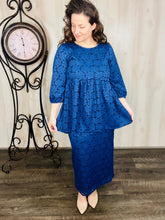 Daisy & Lace Tunic- Ice Blue, Navy or Coral Pink