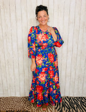 Mallory Blue Floral Dress