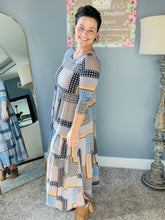 Tonya Marie Tiered Dress-Patchwork