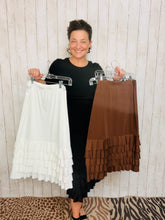 Darla Ruffle Skirt Extender-Brown