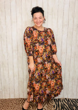 Lori Floral & Ruffle Dress