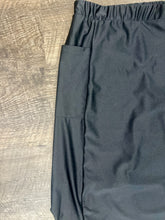 Missy Black Swim/Active Skirt (Hidden Shorts) 22”