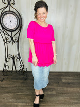 The Good & The Comfy Top- Black, Hot Pink or Mauve