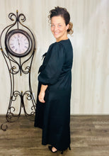 Misty Black & Bow Dress