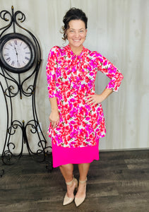 Flash of Style Tunic- Pink Floral