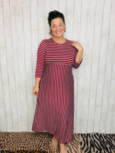 Everyday Style Dress- Burgundy