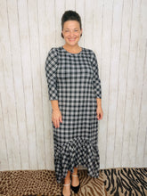 Black & Plaid Dreams Dress