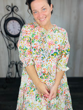 Summer Days Floral Dress- Green Mix