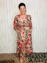Mallory Mauve & Leopard Dress