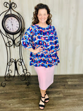 Jordan Leopard & Royal Blue Tunic