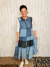 Mineral Wash & Stars Chambray Jumper Dress