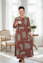 Maddie Patchwork & Leopard Dress