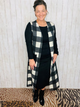 Buffalo Plaid Cardigan (White or Red)