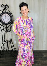 Misty Mutli Colored Button Dress