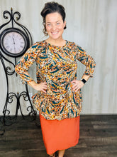 Marissa Rust Printed Tunic