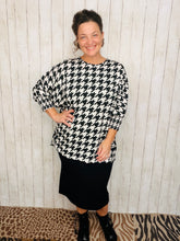 Houndstooth Dolman Top