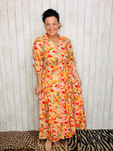 Peach Sophistication Zipper Dress