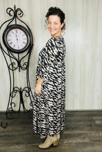 Tonya Marie Tiered Dress-Tiger Print