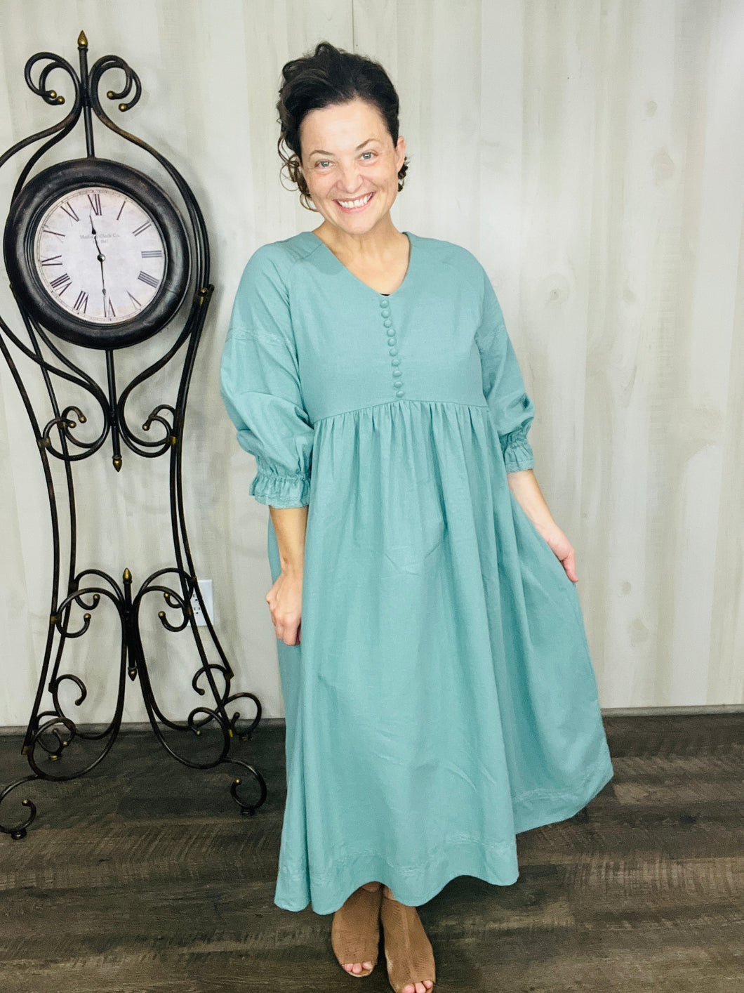 Your Favorite Summer Dress- Sea Green
