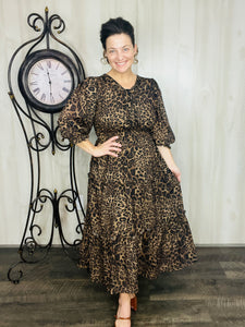 Katie Classic Leopard Dress
