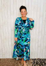 Blue Twist Dress
