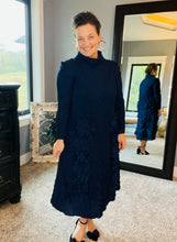 Jada One Size Textured & Petal Dress